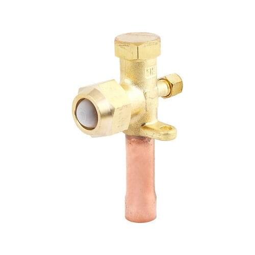 3/4 Three Ways Chrome Finish Brass Air Condition Angle Valve Fitting