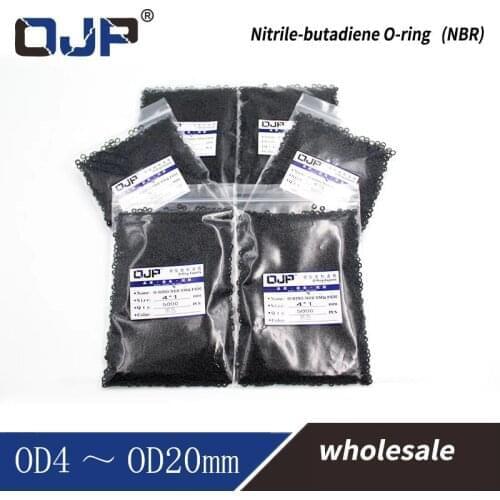 300PCS/bag wholesale mixed thickness CS1/1.5/1.9/2.4mm nitrile rubber O-ring rubber NBR rubber gasket O-ring sealing ring