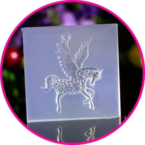 3D Carving Silicone Mold Nail Stamping Camellia/Shell/Bow Pattern UV Gel Acrylic Crystal Nails Template Butterfly 1 Style