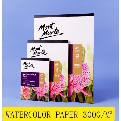 A3/A4/A5 Watercolor Sketchbook 180g/300g/m2 Water Color Drawing Paper Book Student Transfer Paper Papel Acuarela Art Supplies