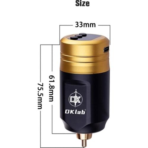 KL-2 Wireless Mini Tattoo Power Supply Tattoo Battery Rechargeable Wireless Power for Tattoo Machine Lithium Polymer 1600mAh