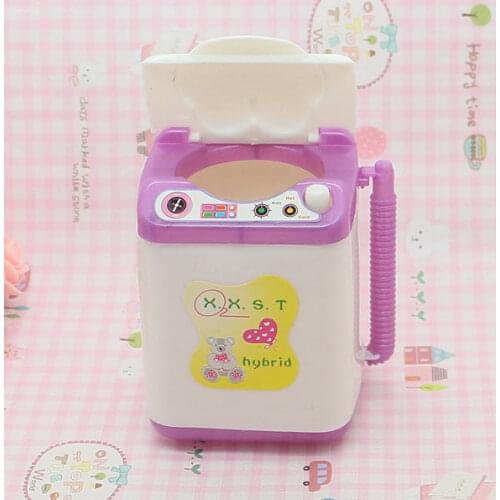 Doll Accessories Display Furniture Washing Machine Water dispenser For Barbie Doll House For Monster High dolls Baby Toys Gift