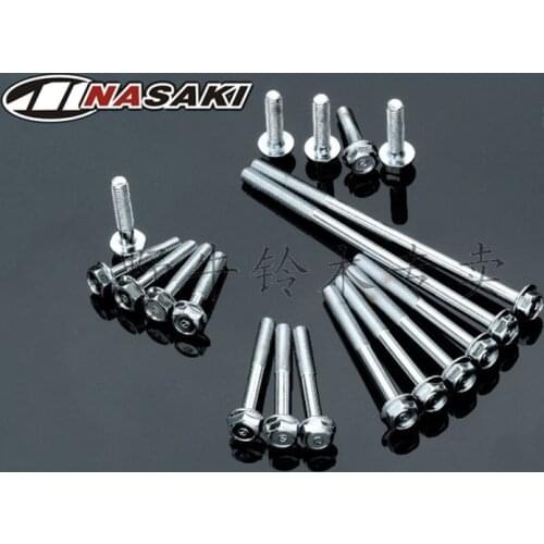 Free shipping high-quality high-intensity group GN250 FOR Suzuki 250cc engine cylinder head screw kit