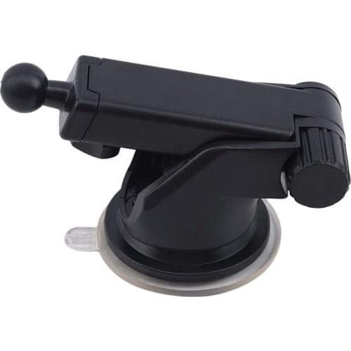 Black Car Telescopic Long Arm Bracket Suction Cup Base Silicone Mobile Phone Bracket