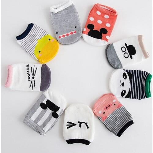 Spring Autumn 0-4T Baby Floor Non-slip Socks Cartoon Newborn Socks Girls Boys Soft Boots Chaussettes bebe Cute Socks