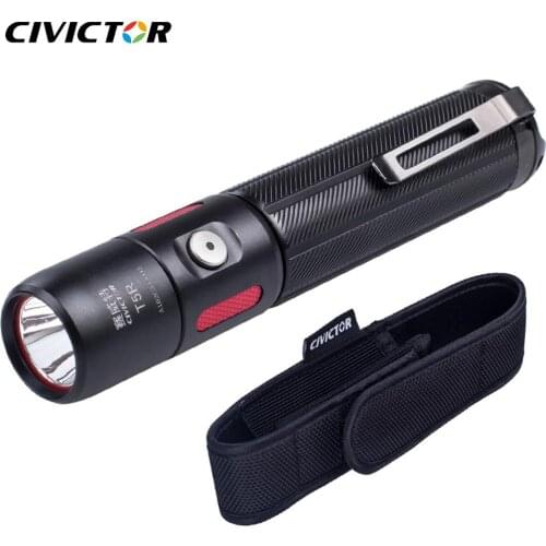 USB Rechargeable Mini led flashlight 18650 Battery 1000 High Lumen Waterproof Portable Power Small Torch Camping Lantern Holster