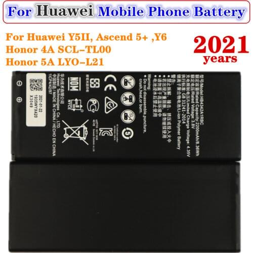 Honor 4A Battery HB4342A1RBC For Huawei Y5II Y5 II 2,Ascend 5+,Y6,Honor 4A SCL-TL00,Honor 5A LYO-L21 Battery 2200mAh Batteries