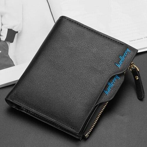 PU Leather Zipper Wallet Men Card Bag Change Purse Large Capacity Driving Licence Credit Bank ID Card Holders Coin Pocket Wallet