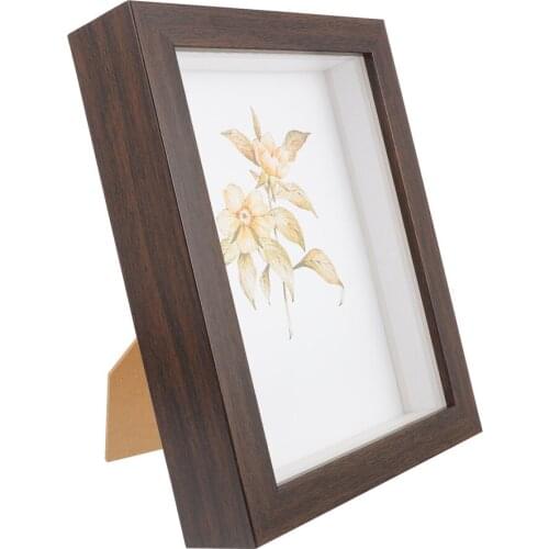 10inch Rustic Shadow Box Memory Box Frame for Display Medal Photo Dried Flowers