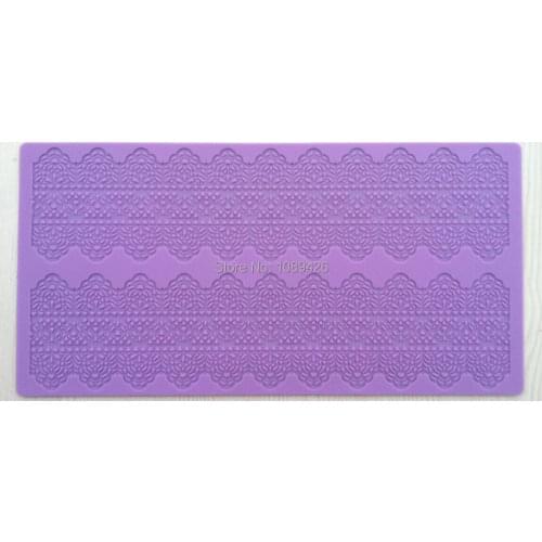 Beautiful CT-405 Silicone Cake Fondant Decorating Tools, Silicone Laces Molds, Silicone Cake Baking Mats