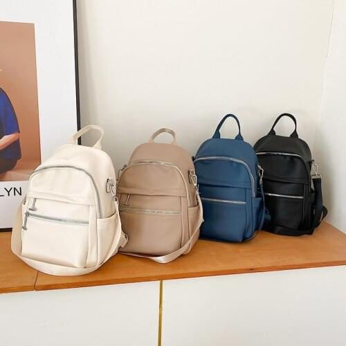 Fashion Womens Backpack Pu Leather Anti-theft Student Backpack Large-capacity Travel Bags