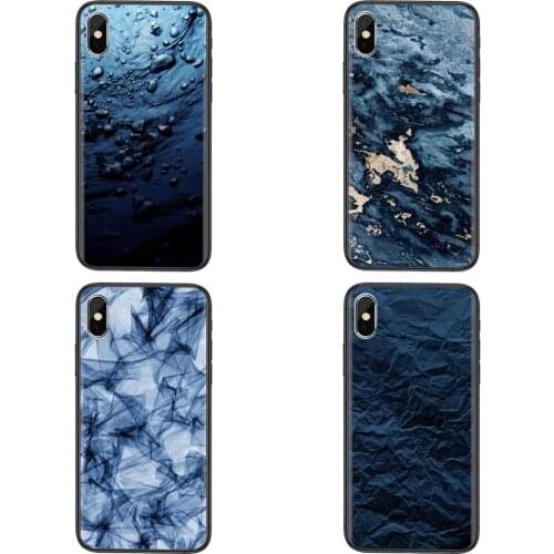 For Xiaomi Mi 11 10T 10S 10 Ultra Pro Lite Poco X3 NFC CC9 Dark Blue Marble Sea World Soft TPU Cell Phone Cases
