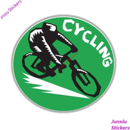 Personality Car Stickers Cycling Emblem Accessories Motorcycle Cover Scratches Waterproof Car Styling PVC 13cm *13cm