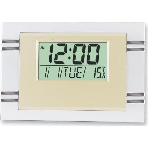 KENKO KK-6869 Wall and Table Clock-Calendar-Thermometer