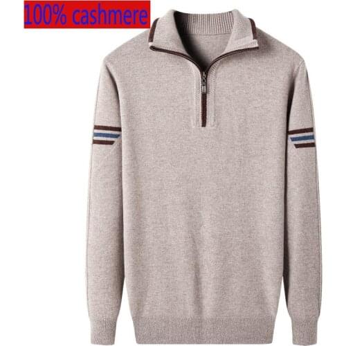 New High Quality Autumn Winter Thickened Cashmere Sweater Large Casual Computer Knitted Sweatercoat Plsu Size XSS M L XL 2XL 3XL