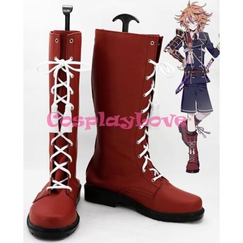 Custom Made Japanese Game Touken Ranbu Online Goto Toshiro Cosplay Boots Shoes Slipper For Halloween Christmas