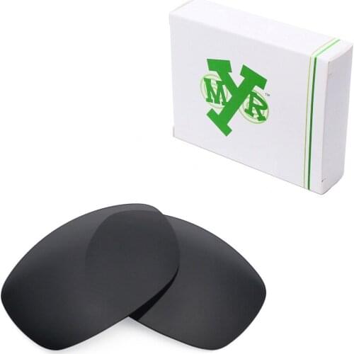 Mryok POLARIZED Replacement Lenses for Oakley Sideways Sunglasses Stealth Black