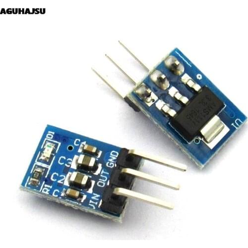 5PCS/lot High Quality 5V to 3.3V For DC-DC Step-Down Power Supply Buck Module AMS1117 LDO 800MA