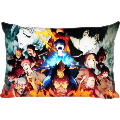Rectangle Pillow Cases Hot Sale Best High Quality Blue Exorcist Pillow Cover Home Textiles Decorative Double Sided Pillowcase