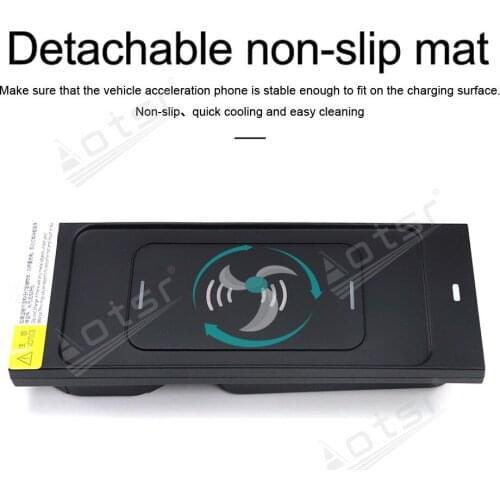 QI Wireless Charge Special On-Board Phone Panel Android For Volvo XC60 18-19 S90 2017 XC90 15-19 V90 16-18 Non-slip Accessories