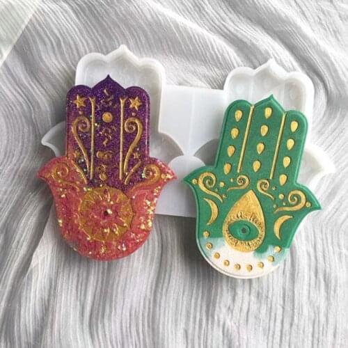 DIY Silicone Mold Hand of Famadi/Eye Coaster Listing Mold UV Resin Decoration Tools Kitchen Accessories