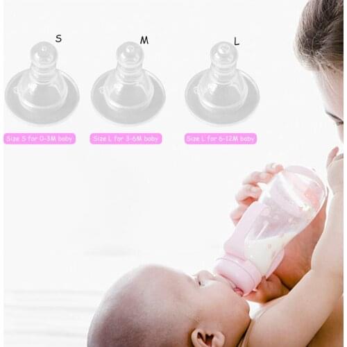 Baby Breast Feeding Nipple Pacifier Silicone Pacifier Wide Caliber For Different Milk Bottle Children Feeding Care Supplies