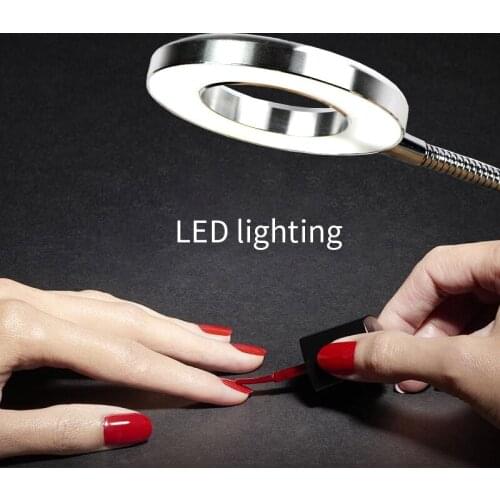 Portable Tattoo LED Desk Lamp USB Rechargeable Tattoo Clip Light Dimmable Professional Nail Tattoo LED Lighting
