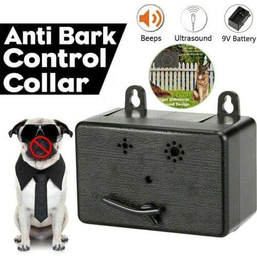 Ultrasonic Dog Bark Stop Anti Barking Dog Repeller Dog Training Devices Double Head Dog Drivers Deterrents Dogs Animals Supplies