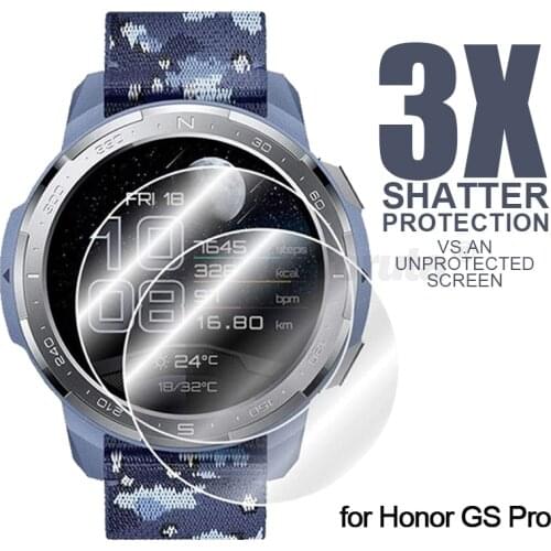 3 pcs Tempered Glass Screen Protector for Honor Watch GS Pro 9H Smart watch Protection Glass film for Honor Watch Magic 2 46mm