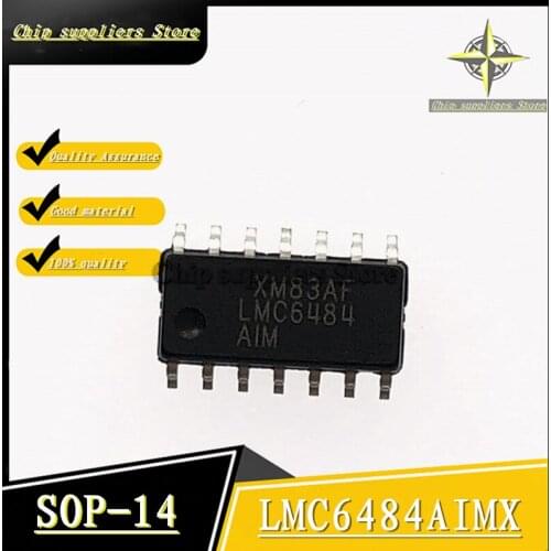 10PCS-100PCS) LMC6484AIMX SOP-14 LMC6484 SOP14 Universal op amp Brand new original