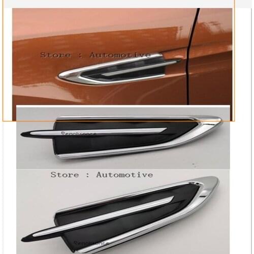 2 pcs/set. Auto Car Fender Side Wing Emblem Sticker For For Ford Escape Kuga 2 2017 2018 2019