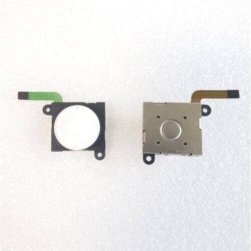 3D White Analog Joystick thumb Stick Grip Cap Sensor Module Control Rocker for Nintend Switch Lite Joy-Con Controller thumbstick