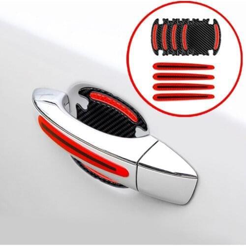3D Car Reflective Sticker Car door handle door bowl Cover Accessories for Cadillac XTS SRX ATS CTS/Renault Koleos Fluenec