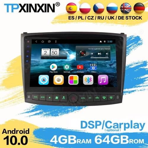 2Din Car Radio Stereo Receiver Android For Lexus IS200 IS300 IS250 2006 2007 2008 2009 2010 2011 Player Video Receiver Head Unit