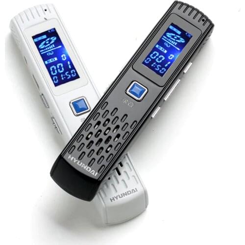 Hyundai HYM-3588 digital voice recorder HD stereo voice-activated telephone long time meeting lecture encrypted rec Dictaphone
