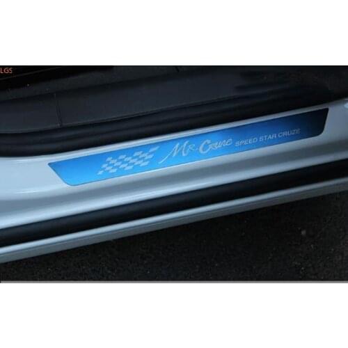 For Chevrolet Cruze 2009-2015 High-quality stainless steel threshold guard anti-scratch protection car accessories