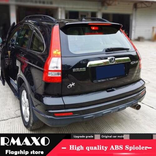 For Honda CR-V Spoiler 2007-2011 Honda CRV Spoiler with light ABS plastic Material Car Rear Wing Color Rear Spoiler