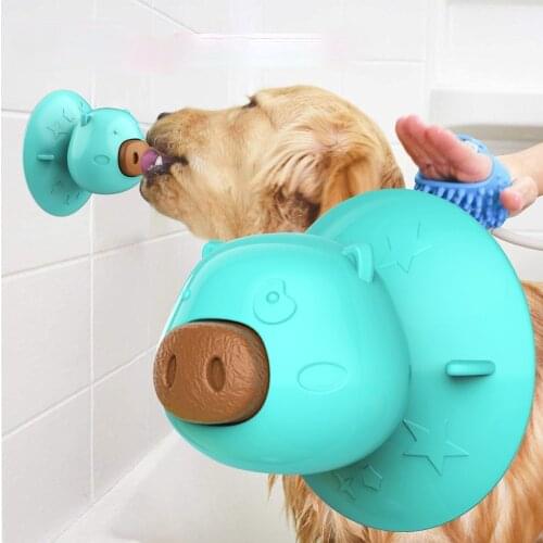 Pet Dog Toys Dog Lick Chew Toy with Snack Biscuits Dog Bathing Distraction Sucker Toy Dog Supplies Pet Products