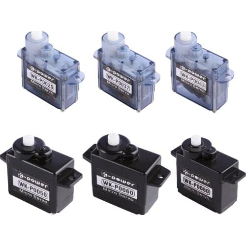 K-power 2.5G/3.7G/4.3G/5G/6G/8G High Speed Coreless Motor Micro/Mini Analog Servo for RC Airplane Glider Robot Toys hobbies