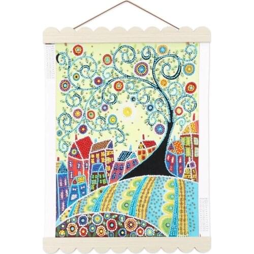 Square Diamond painting decoration hanging painting wooden photo frame picture frame wall art poster frame home decoration