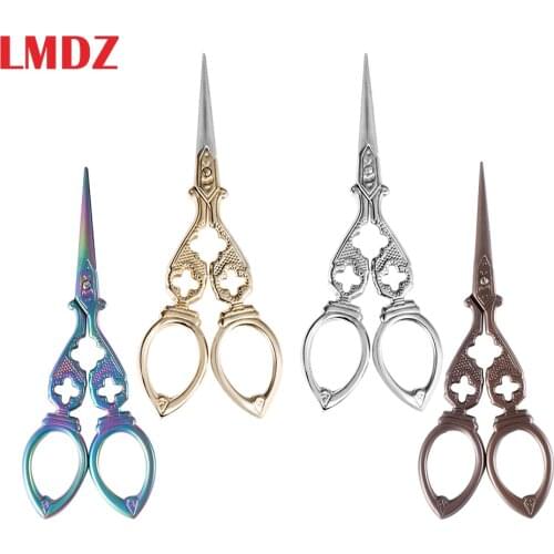 LMDZ 1pcs Vintage European Stainless Steel Gourd Scissor for Embroidery Sewing Needlework Retro Scissor Shear Embroidery Scissor