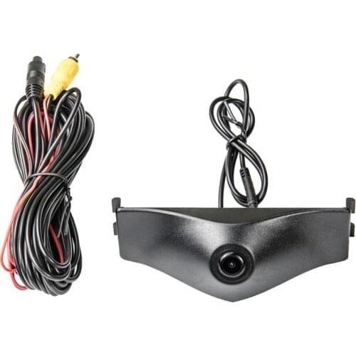 Misayaee HD Car Front View Camera Grill Embedded For Audi A6 A6L （quattro） 2018 2019 Night Vision Waterproof