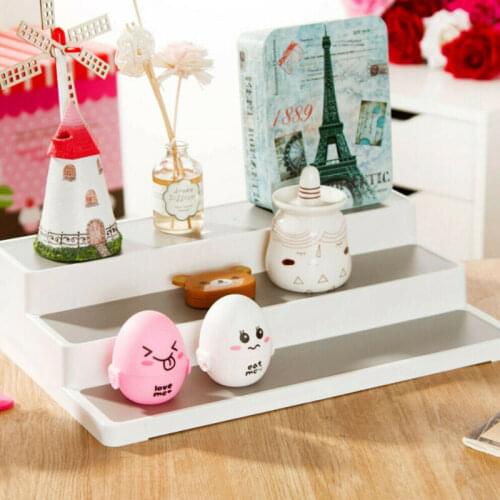 2020 New Layered Shelves Kitchen Spice Rack Jar Storage Organizer Shelf 3 Tier Stair Stepped Type Cabinet Room Home Storage Rack