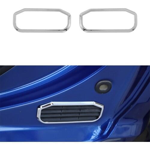 New ABS Car Styling For Dodge Ram 2010 Up Door Air Outlet Decoration Frame Trim Exterior Auto Molding Accessories 2pcs