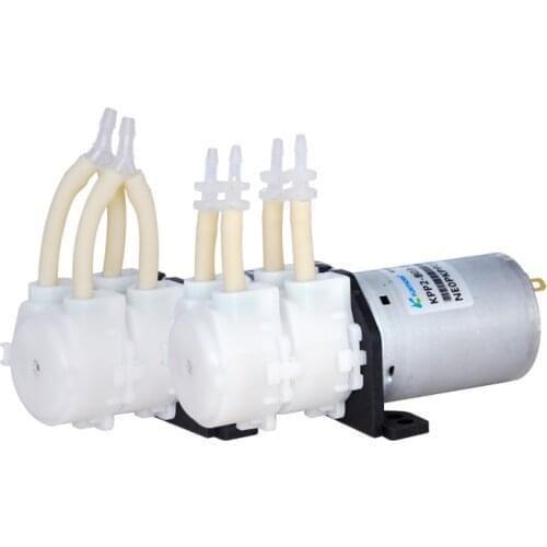 KPP2 Peristaltic Pump 12/24V Double Head Dosing Pump Experimental Corrosion-resistant Automatic Two-channel Pump