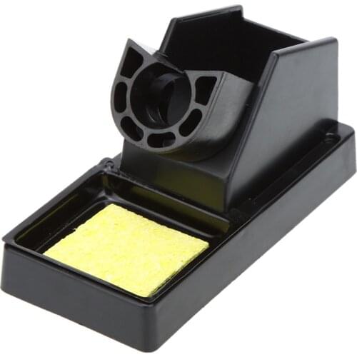 Plastic Soldering Iron Stand Solder Base Welding Wire Holder with Sponge