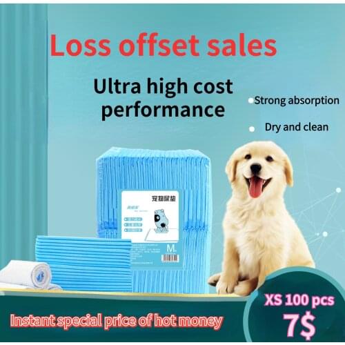 Dog diaper Teddy dog absorbent urine pad diaper golden hair large medium thick deodorizing diaper pet products