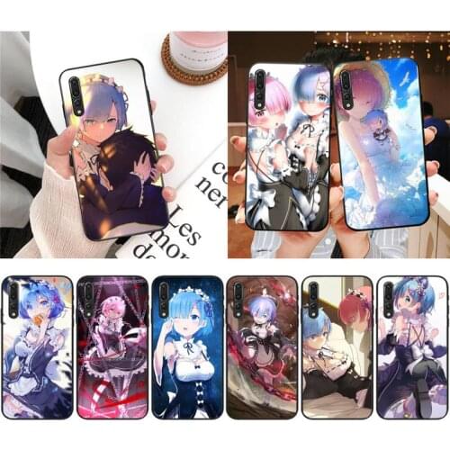 Zororong Hot Anime ReZERO Ram Rem Phone Case For Xiaomi 9 10 11 PRO LITE Redmi NOTE 7 8 9 A PRO K20 30 PRO