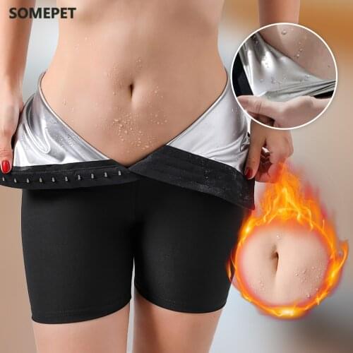 Short Pants 2021Top Sexy Leggings Short Women Sweating Elastic Waist Trainer Tummy Control Fitness Leggings Shorts Summer Tops