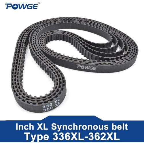 POWGE XL Timing belt 150/152/154/156/158 Width 025 6.4mm 037 Teeth 75 76 77 78 79 Synchronous Belt 150XL 152XL 154XL 156XL 158XL
